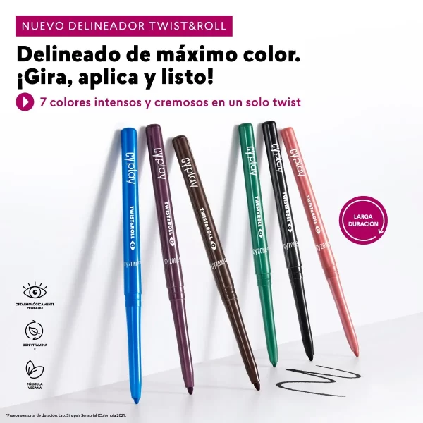 Delineador Twist & Roll CyPlay - Imagen 2