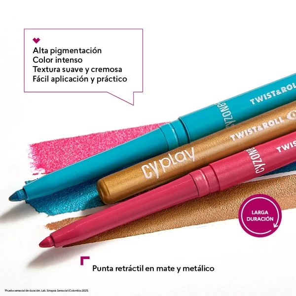 Delineador Twist & Roll CyPlay - Imagen 3
